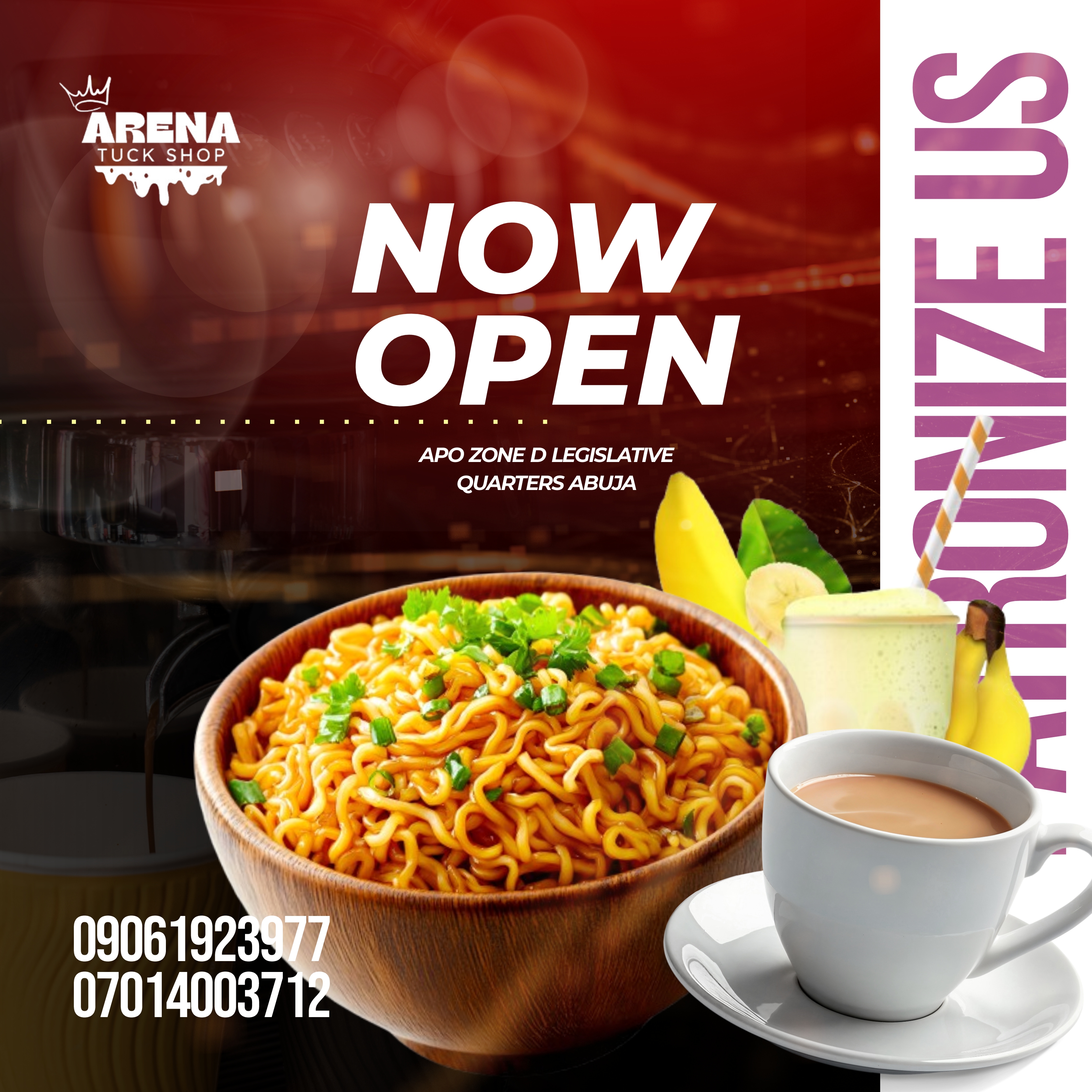 Arena Tuck Shop Promotion