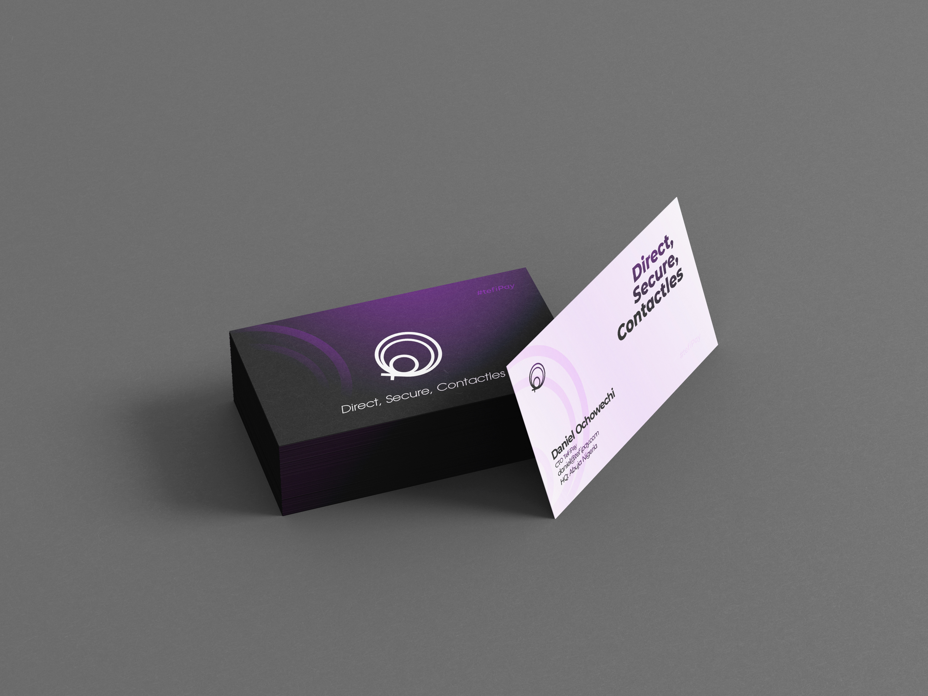TefiPay Business Card Design
