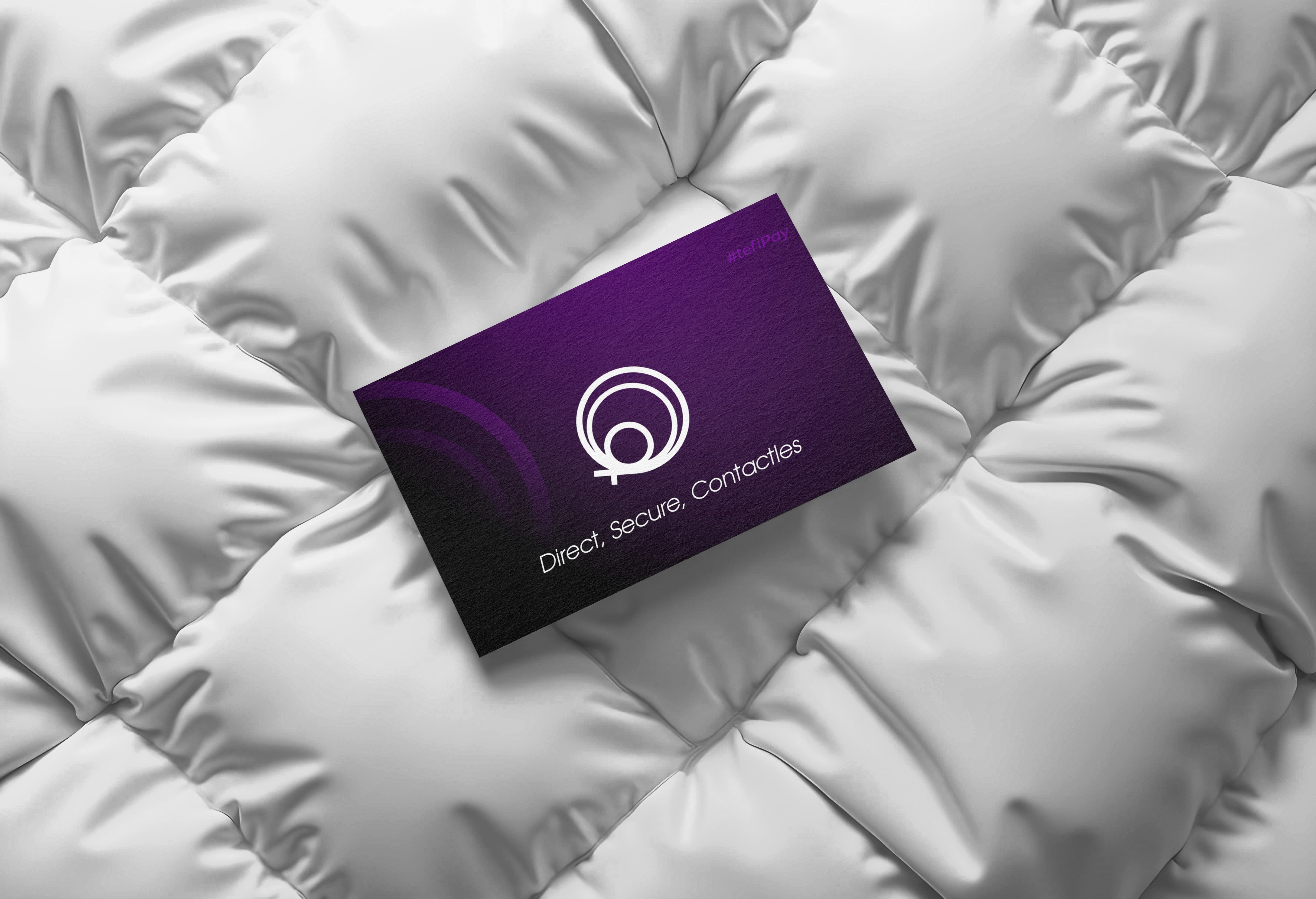 TefiPay Business Card on Fabric